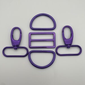 Gurtbandzubehör Set, 38 mm, lila