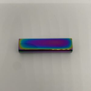 Gurtbandende gerade, 38 mm, regenbogen