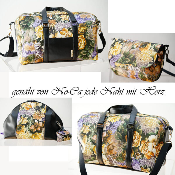 Kunstleder Flora, gelb – Bild 15