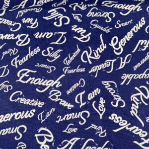 Enchanted I am Script Indigo
