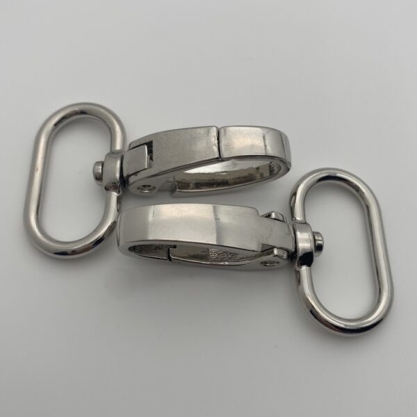 Karabiner 25 mm silber