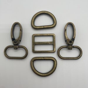 Gurtbandzubehör Set 25 mm bronze