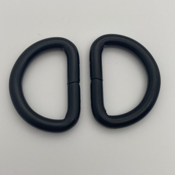 D-Ring, 25 mm, mattschwarz – Bild 2