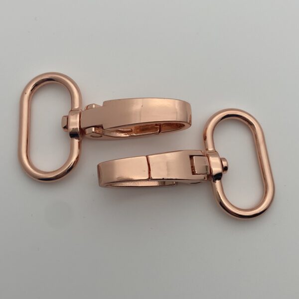 Karabiner 25 mm rosegold