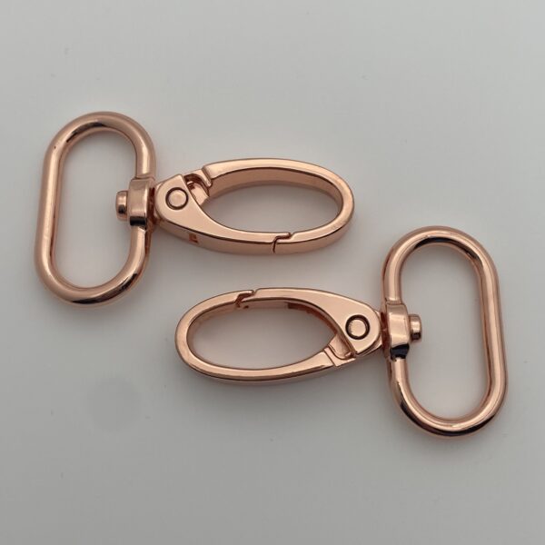 Karabiner 25 mm rosegold