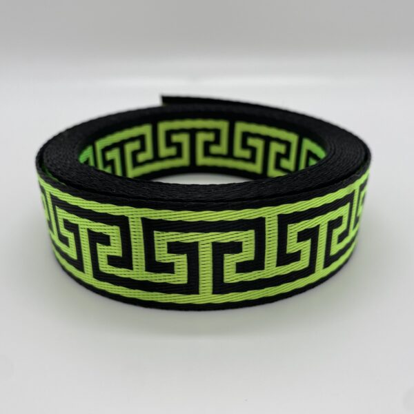 Gurtband Greek in Neongrün