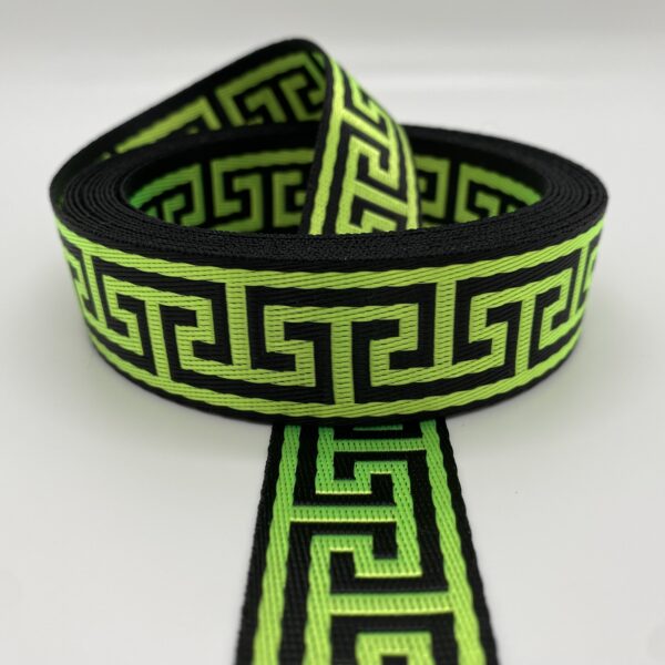 Gurtband Greek in Neongrün