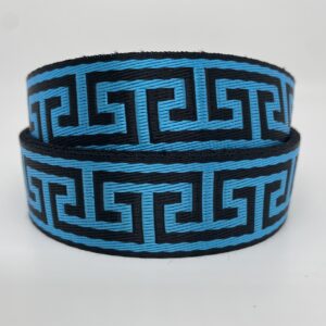 Gurtband Greek in Türkisblau
