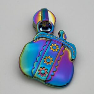 Zipper Moneybag, breit, regenbogen